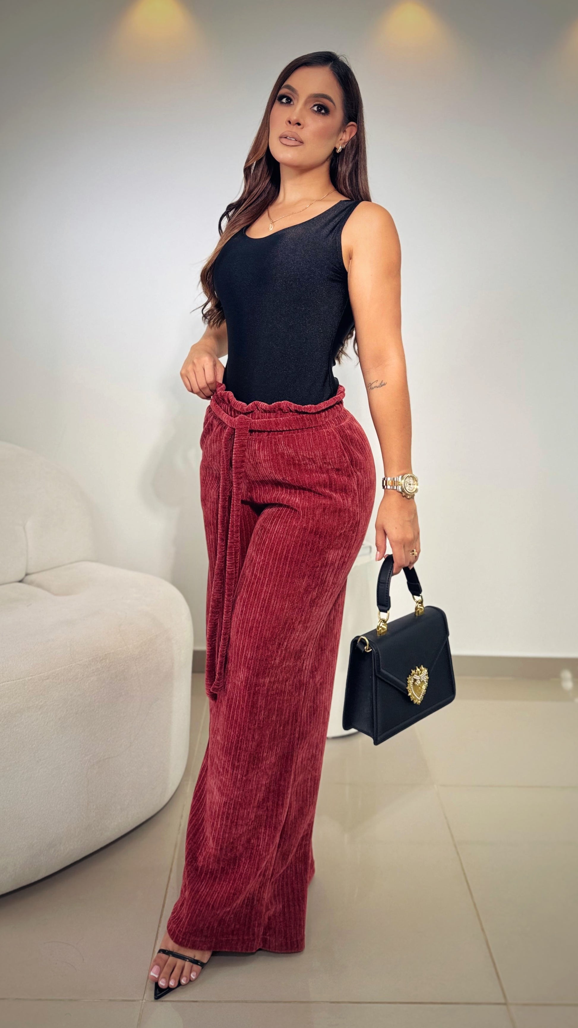 PANTALON PALAZZO CORDUROY TERCIPELO