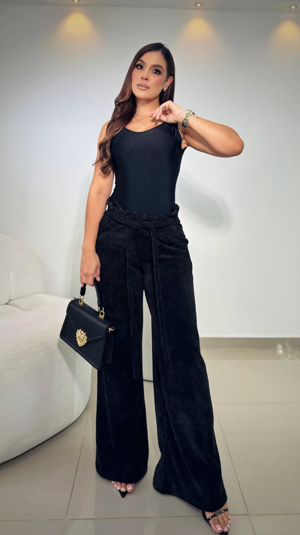 PANTALON PALAZZO CORDUROY TERCIPELO