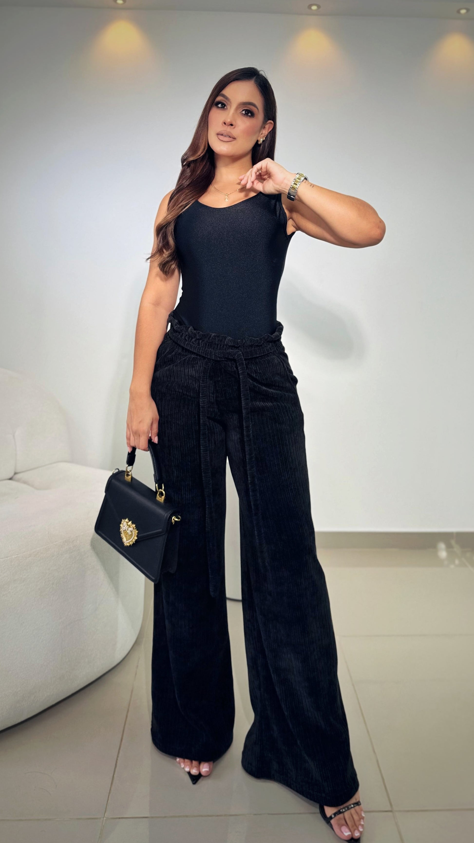 PANTALON PALAZZO CORDUROY TERCIPELO