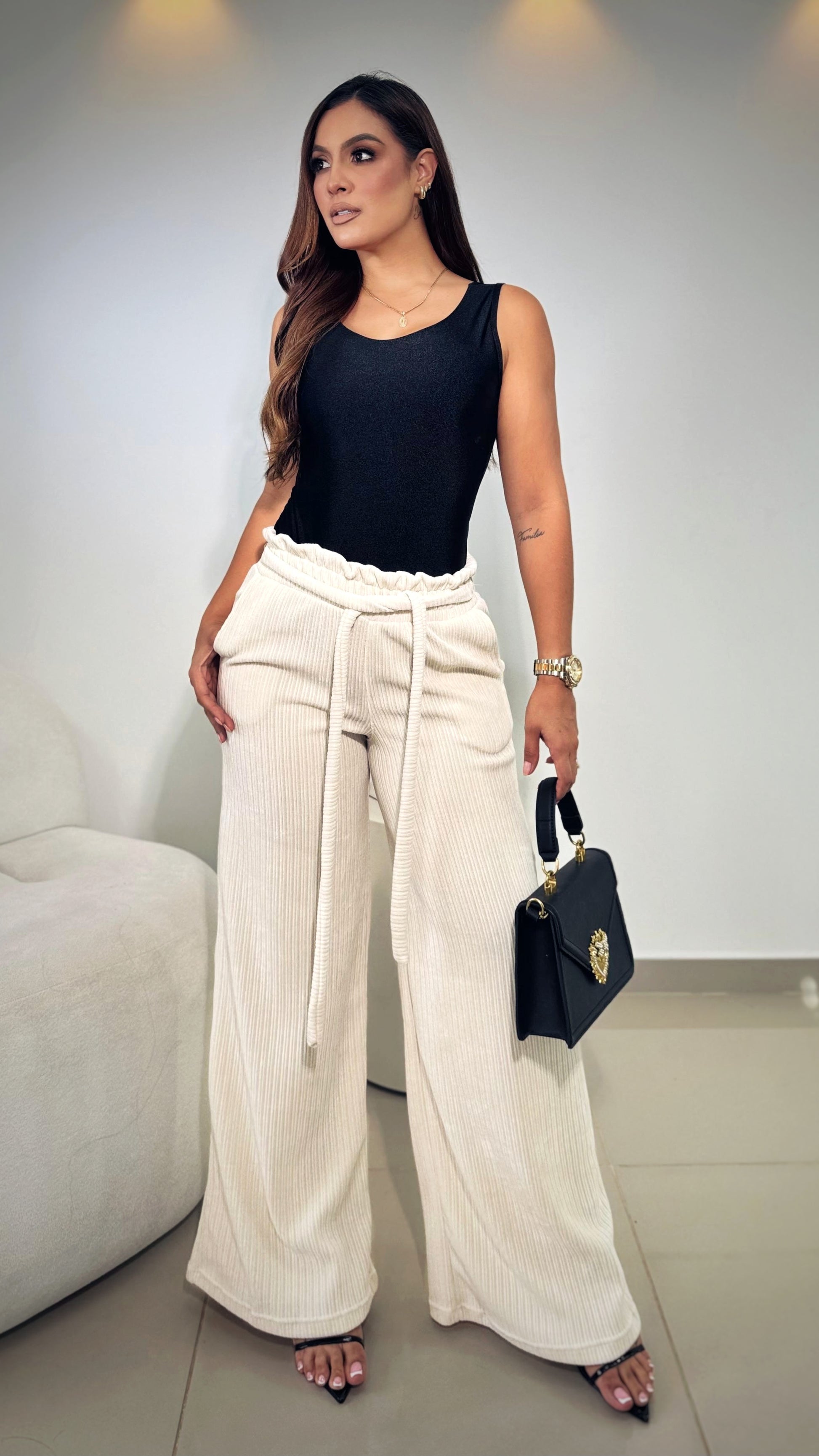 PANTALON PALAZZO CORDUROY TERCIPELO