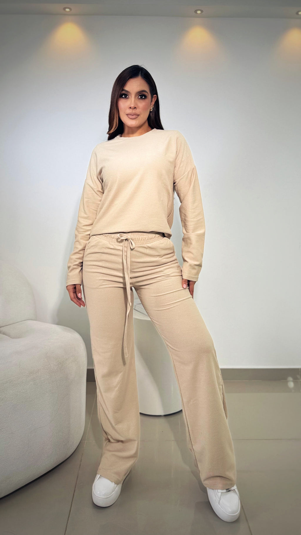 SET TELA BUZO EN TELA GALLETA.