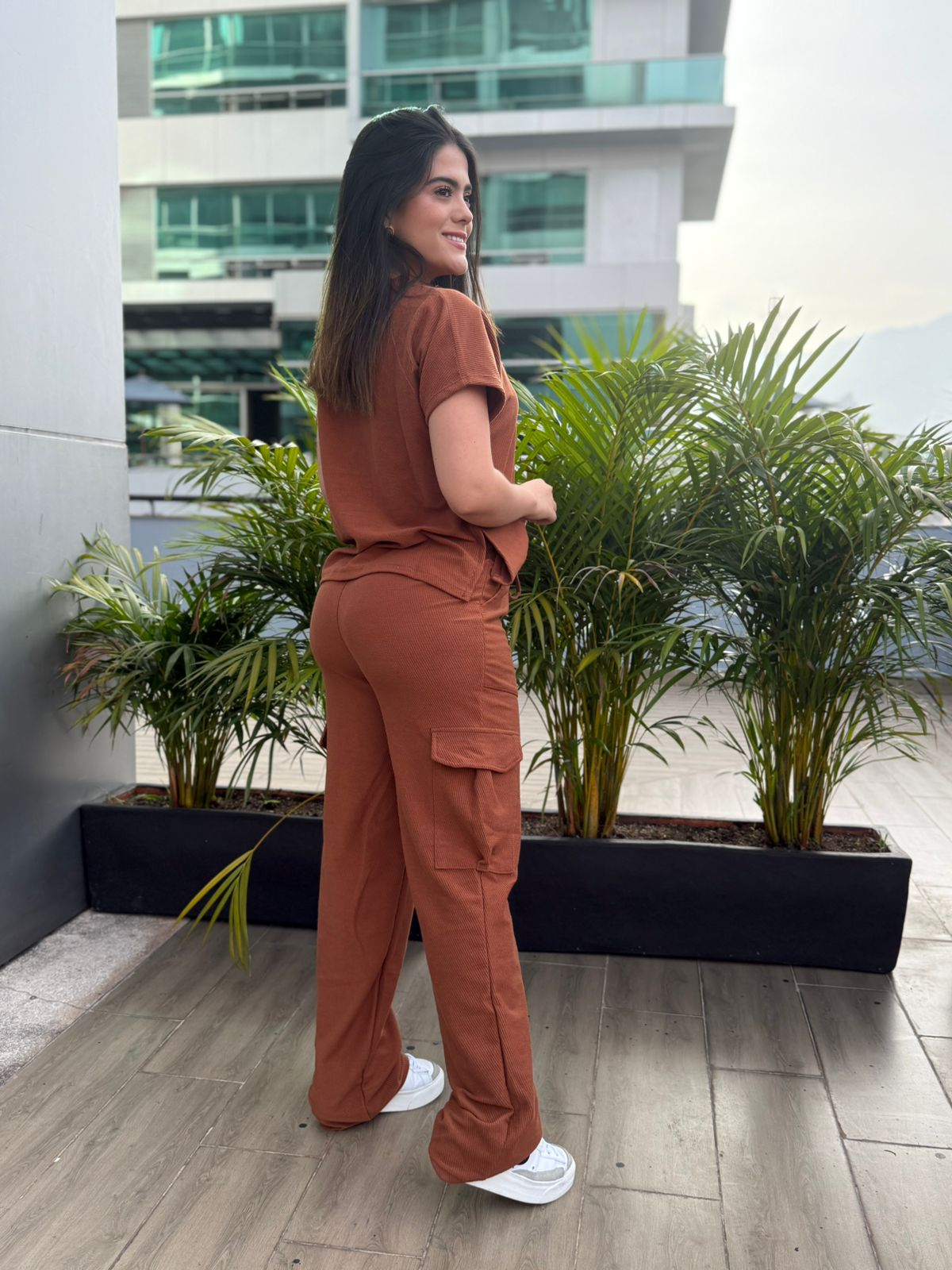SET CARGO EN TELA BURDA GALLETA