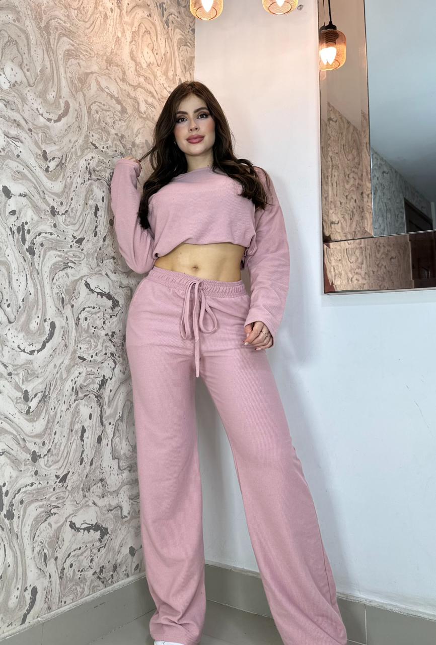 SET TELA BUZO EN TELA GALLETA.