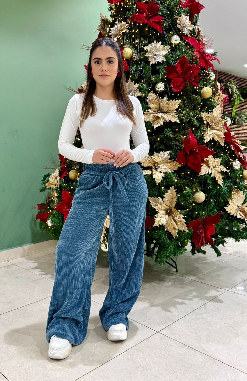 PANTALON PALAZZO CORDUROY TERCIPELO