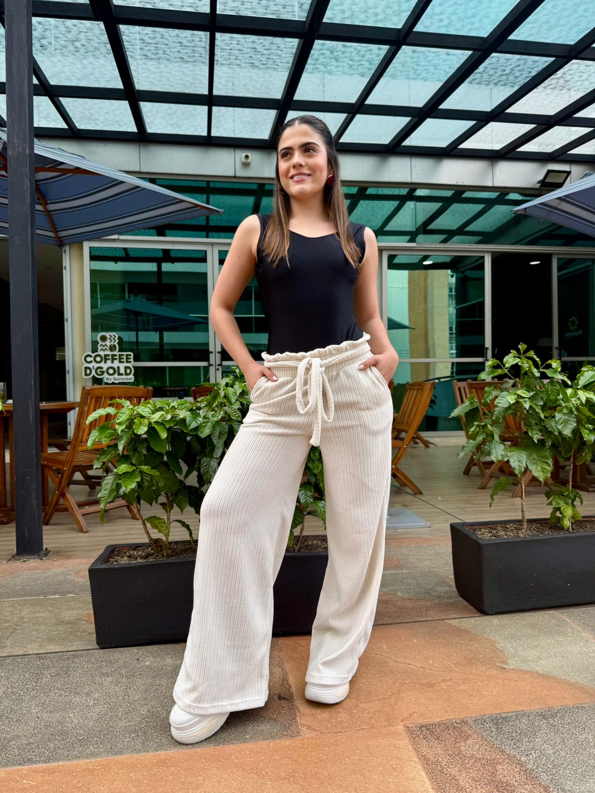 PANTALON PALAZZO CORDUROY TERCIPELO