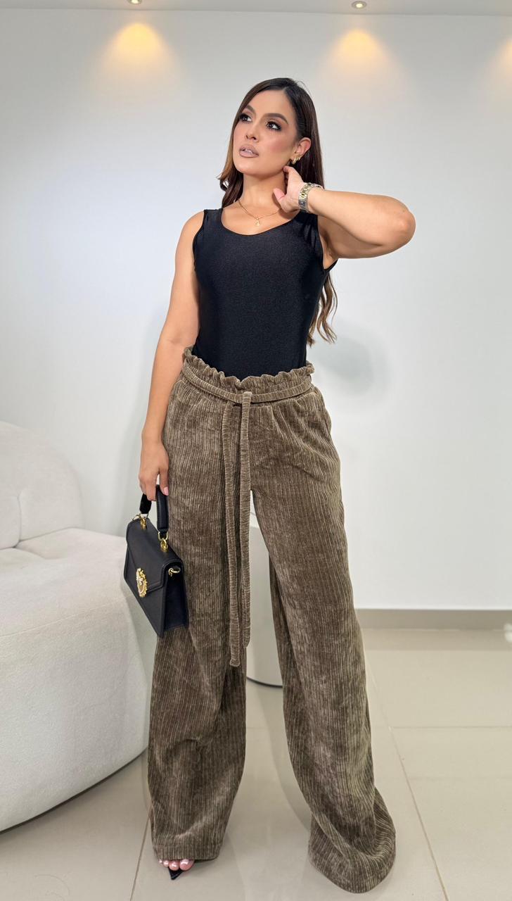 PANTALON PALAZZO CORDUROY TERCIPELO