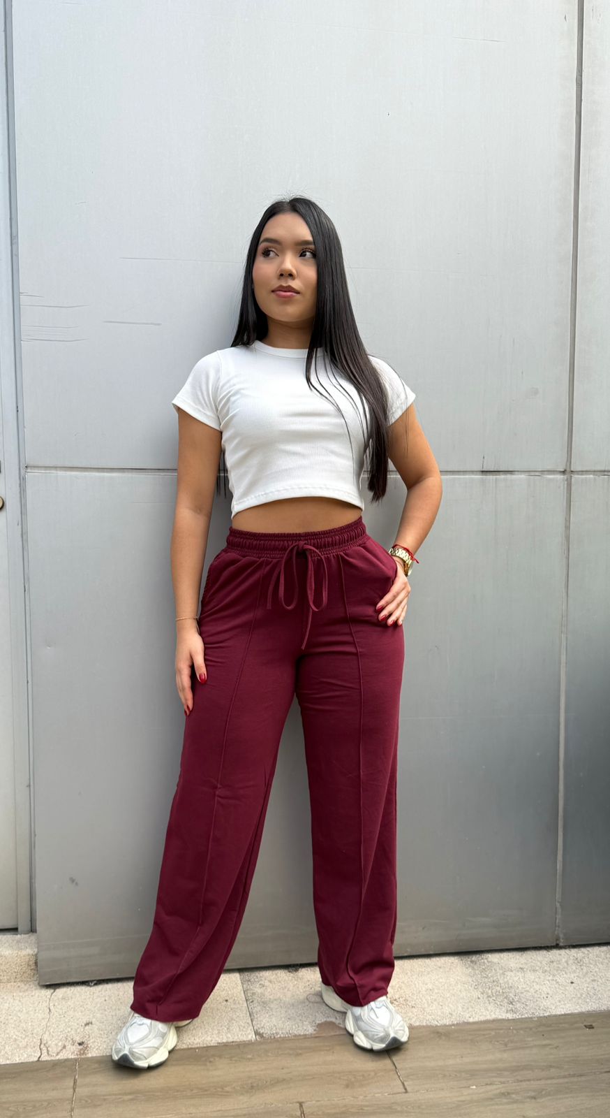 PANTALÓN PELLIZCO BURDA ALGODON
